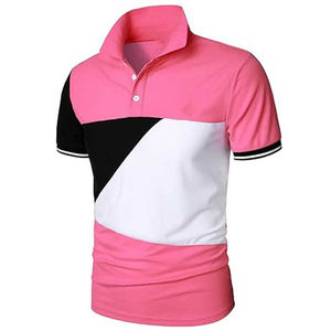 2025 Polos de alta calidad para hombre Smart Casual Floral manga bolsillo XL venta al por mayor alta tela de algodón Golf logotipo personalizado OEM - Product Image 5