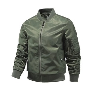 Veste bombardier pour hommes veste de baseball aviateur à la mode nouveauté vêtements d'extérieur printemps automne vestes bombardier pour hommes - Product Image 1