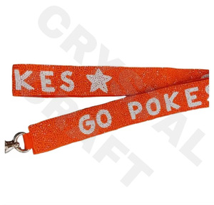 CRYSTAL CRAFT Go Buckeyes Estilo indio Cuentas de vidrio Color personalizado Correa para monedero Logotipo personalizado Correas para bolsos Accesorios - Product Image 6