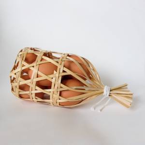 Chicken Egg <b>Container</b> Baskets Eco-friendly <b>Bamboo</b> Packing Basket for Egg Manufacturing and Retailing - Product Image 1