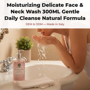 Gel Douche Hydratant Quotidien Doux Formule Naturelle 300ML Visage & Cou Italie RedMoringa OEM Marque Privée - Product Image 2