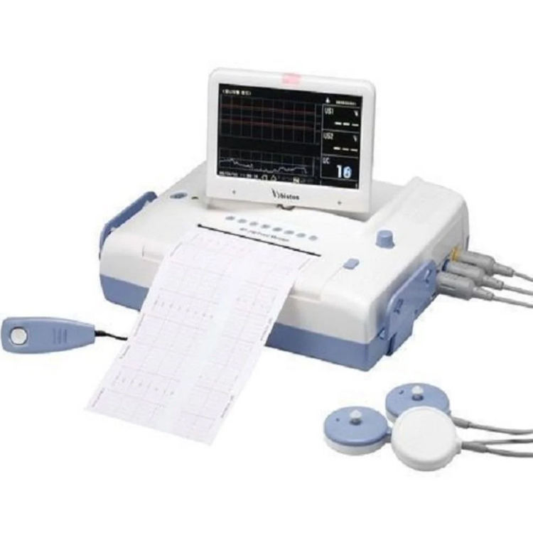 胎児心拍モニター　CTG 胎心监护仪 医療機器 10.4inch 胎児心拍数モニター CTG機械 内蔵プリンター付き