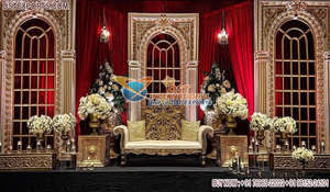 กรอบด้านหลังนกยูงสำหรับงานแต่งงานแบบเอเชียการออกแบบที่หรูหราสวยงามไฟเบอร์กลาสปรับแต่งสีและขนาดได้ - Product Image 5