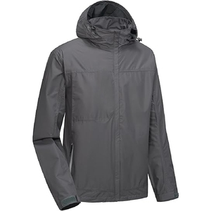 Chaqueta cortavientos de concha suave para hombre, impermeable, ligera, con capucha, para pesca, senderismo, chaqueta de nailon transpirable - Product Image 6