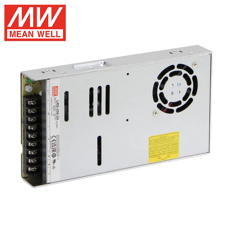 Mean Well LRS-450-24電源220VACから12VDC電源Smps (オーディオ用)