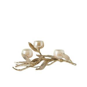 Metal Gold Candle Holder for Home Decoration for <b>Tea</b>-<b>light</b> for <b>Christmas</b> Decoration - Product Image 1