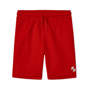Short de basket-ball pour garçons en rouge Vêtements de sport personnalisés respirants Taille XS pour filles T-shirt et haut de basket-ball gratuits - Product Image 2