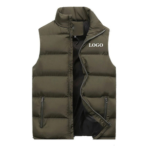 New Arrival Low Price Lightweight Breathable <b>Men</b> Puffer <b>Vest</b> Custom Logo Printing OEM Service - Product Image 2