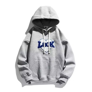 High Quality 500gsm Fleece Men's Streetwear <b>Hoodie</b> with Drop Shoulder Winter Trending Screen Print <b>Hoodie</b> No <b>String</b> <b>Hoodie</b> - Product Image 6