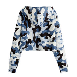 เสื้อสเวตเตอร์สวมหัวมีฮู้ดแขนยาวผ้านุ่มมีโลโก้ด้านหน้าสำหรับฤดูใบไม้ร่วง - Product Image 2