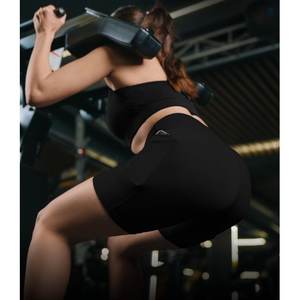 Womens Biker <b>Shorts</b> With Pockets-Yoga <b>Shorts</b> For Women Regular & <b>Plus</b> <b>Size</b> For Gym & Yoga - Product Image 4