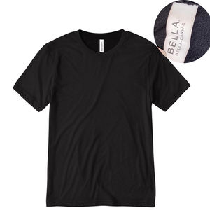 T-shirts unisexes en jersey CVC Bella + Canvas, poids moyen, 100% coton et coton/fibre de bambou - Product Image 2