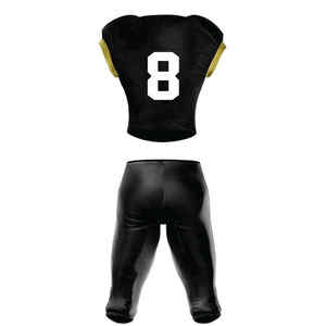 Vêtements de sport OEM Hauts de football américain sublimés Uniforme Porter Maillot de football américain de qualité supérieure - Product Image 3