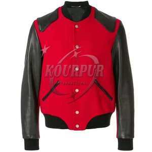 Plus Size Breathable Stand Collar Varsity Winter Jackets 100% Cotton Custom OEM/ODM High Quality Wholesale 2025 - Product Image 1