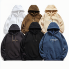 ที่กําหนดเองหนักผ้าฝ้าย100%ขนาดใหญ่ซิปถนนผู้ผลิตที่มีคุณภาพสูงซิปเต็มหน้าซิปขึ้น3Dพัฟพิมพ์เสื้อกันหนาวหมวก - Product Image 2