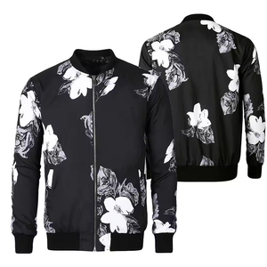 En stock Blouson aviateur sport en toile Blouson aviateur pour homme avec logo sur le devant Prix bas Vêtement décontracté à vendre Blouson aviateur - Product Image 6