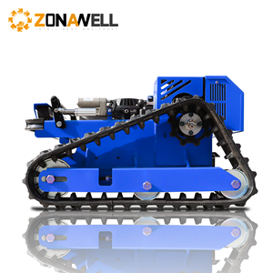 Tondeuse à <span class=keywords><strong>gazon</strong></span> ZNW-600S à moteur sans balais <span class=keywords><strong>pas</strong></span> <span class=keywords><strong>cher</strong></span>, double rangée <span class=keywords><strong>de</strong></span> rouleaux, télécommande, hauteur <span class=keywords><strong>de</strong></span> coupe réglable, fabriquée en Chine, prend en charge l'OEM - Product Image 3