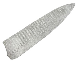 มีดเชฟดามัสกัสทำมือด้ามไม้มีดเชฟครัวคมพร้อมปลอกหนังดีไซน์ใหม่ออกแบบได้ตามต้องการ - Product Image 6