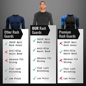 OEM Design MMA Rash Guard Compression Shirt-Respirant à manches longues Unisexe - Product Image 4