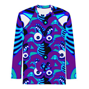 Rashguard pour homme de qualité supérieure, design personnalisé, prix bas, respirant, manches longues, matière douce, vêtement décontracté, élégant, 240GSM - Product Image 3