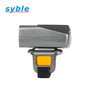 Syble nueva llegada RS40 anillo de dedo portátil 2d inalámbrico BT escáner de código de barras para almacén tienda minorista