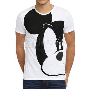 Vente directe d'usine T-shirts imprimés pour hommes T-shirts imprimés pour hommes surdimensionnés légers en stock - Product Image 1