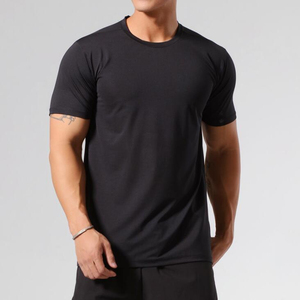 เสื้อยืดคอกลมผ้าคอตตอนสแปนเด็กซ์สำหรับผู้ชายสำหรับใส่ฤดูร้อน - Product Image 4
