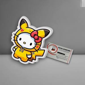 Nueva Llegada, Placa Magnética para Extensión de Pestañas de Acero Inoxidable con Logotipo Personalizado de Hello Kitty, Forma de Corazón, Mariposa, Círculo, Rectángulo - Product Image 1