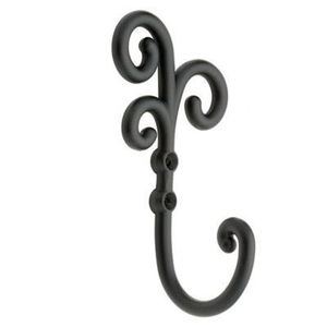 Ganchos de pared de hierro únicos con detalles artesanales perfectos para dormitorios, baños o cuartos de barro con temas rústicos para el hogar - Product Image 3