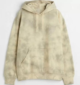 Sudadera con capucha y sudaderas de talla grande personalizada para hombre con tinte de corbata y técnicas de teñido liso Chándal de invierno con logotipo personalizado - Product Image 5