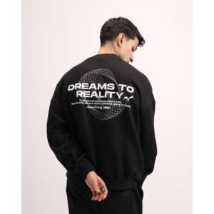 เสื้อสเวตเชิ้ตผ้าไหมคุณภาพสูง Dreams Reality ระบายอากาศได้ดี ตกแต่งด้วยงานปักนูนและประดับด้วยคริสตัล  ออกแบบพิเศษสำหรับฤดูหนาว - Product Image 6