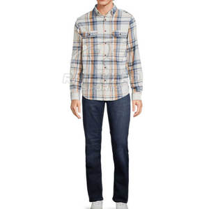 Chemise habillée pour homme, coupe ajustée, confortable, style bureau, fête, chemise habillée professionnelle à manches longues pour homme - Product Image 4