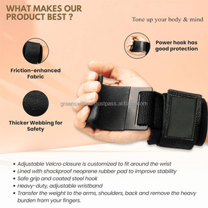 Sangles de levage rembourrées robustes pour soulevé de terre et powerlifting – Prix de gros - Product Image 4