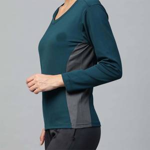 Stylish Women's Fitness T-Shirt Soft Durable for Gym Yoga & Casual Summer Activities Eco-Friendly Button Applique Decorations - Product Image 3