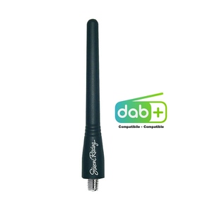 Antena de goma Evo de 10,5 cm de goma negra - Product Image 1