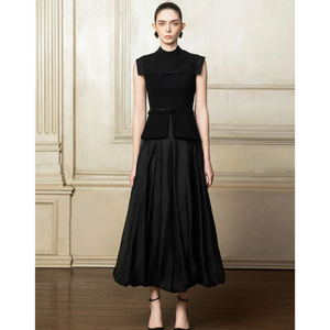 2025 nouveau Design Blouses et chemises pour femmes AMITY PEPLUM TOP avec ceinture tissu écologique vêtements pour femmes à la mode du Vietnam - Product Image 3