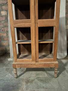 Modern Antique Luxury Classic <b>Vintage</b> Medium Size Elegant Blue Solid Wood Almirah <b>Kitchen</b> <b>Cabinets</b> - Product Image 5