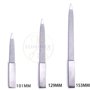 Stainless Steel Gentle Nail File Set Ergonomic Grip for Precise <b>Filing</b> Eco-Friendly Double-Sided Nail Files Customizable Luxury - Product Image 3