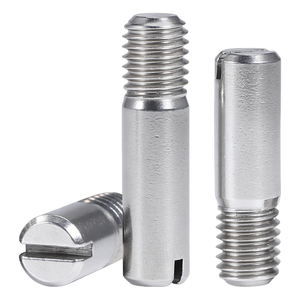 Vis de centrage cylindrique mâle fendue en acier inoxydable SS304 GB 878 304, de M2 à M10, pour entraînement par rainure - Product Image 1