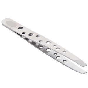 Meilleur fabricant, pince à épiler pour sourcils en acier inoxydable, fabrication en usine, dernière génération, prix bas, personnalisable - Product Image 5