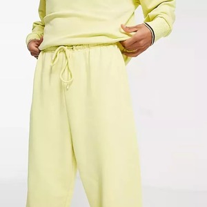 Conjunto Deportivo de Hombre Estilo Universitario, Cuello Redondo, 100% Algodón, Felpa, Holgado, Hombros Caídos, Informal, Ropa de Calle de Invierno, OEM, Marca Privada - Product Image 2