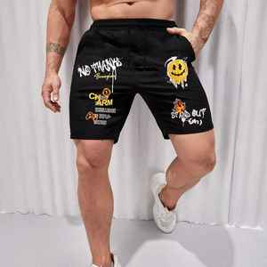 Pantalones cortos activos de tela de felpa francesa para hombre, pantalones cortos de trabajo informales para hombre, varios colores, bolsillos laterales cortos y traseros cortos - Product Image 1