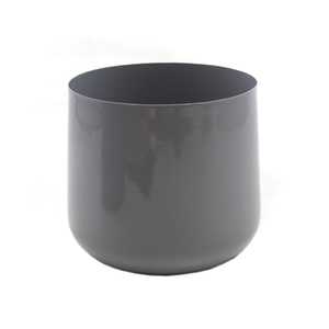 แจกันดอกไม้ทรงกลมดีไซน์ยอดนิยมงานประดิษฐ์สำหรับบ้านห้องนั่งเล่นแจกันจัดดอกไม้สีเทา - Product Image 1