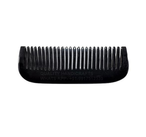 Peine de Cuerno de Buey Pulido con Acabado Natural Suave, Diseño Personalizable para un Brillo Natural y Saludable del Cabello, Producto Personalizado - Product Image 6