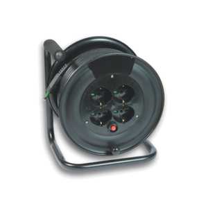 Fme Art.14.611 Enrouleur de câble 25 m 3x1,5-4 Prise Bipasso+terre+Schuko - Product Image 1