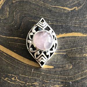 จี้และจี้คริสตัลโรสควอตซ์ดีไซน์เนอร์ - Product Image 1