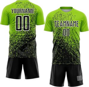 Camiseta de fútbol con estilo, camiseta de fútbol americano, uniformes de fútbol, nuevo diseño, 100% poliéster, secado rápido, transpirable, ligero - Product Image 1