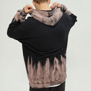 Sudadera con Capucha Tie Dye de Última Moda para Hombre, Diseño Único, Cómoda, Informal para Invierno, Talla Personalizable, 100% Orgánica - Product Image 2