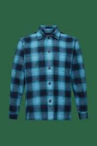 Vente en gros Chemise en flanelle à carreaux en coton à manches longues personnalisée pour hommes Chemises en flanelle à col montant respirantes pour l'hiver - Product Image 3