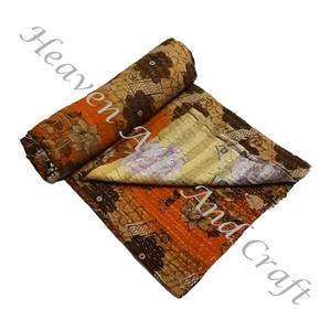 Kantha <b>Quilt</b> Gudari Kantha <b>Quilt</b> Gudari Hot Selling Wholesale Gold Supplier GD1079 Handmade Kantha <b>Quilt</b> Cotton Printed Indian - Product Image 6